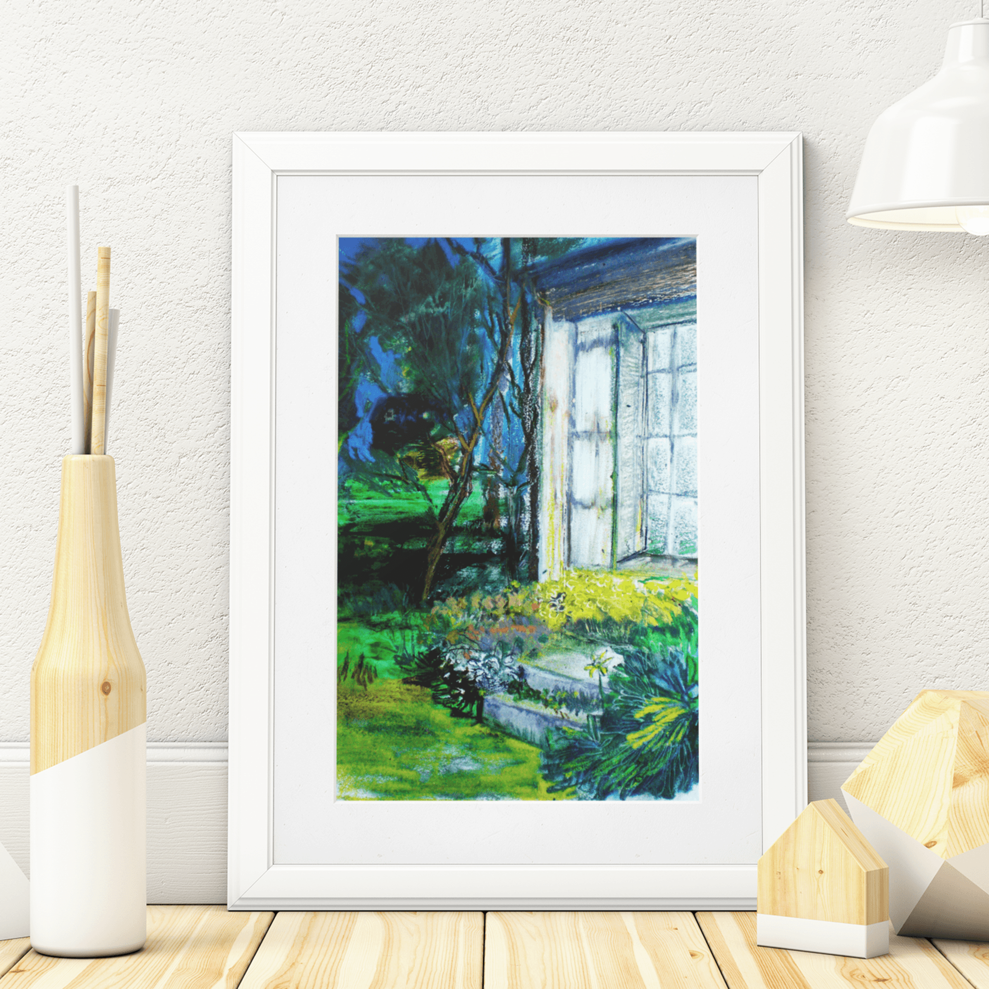 Artwork: At the Porch in Senlis, France, 2011