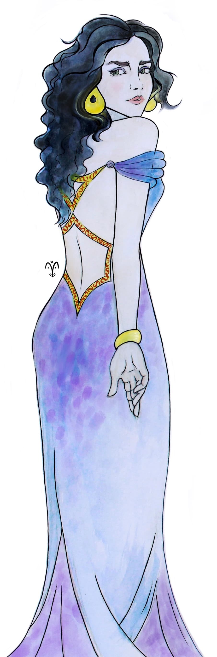 Character illustration of the Shemakha Queen